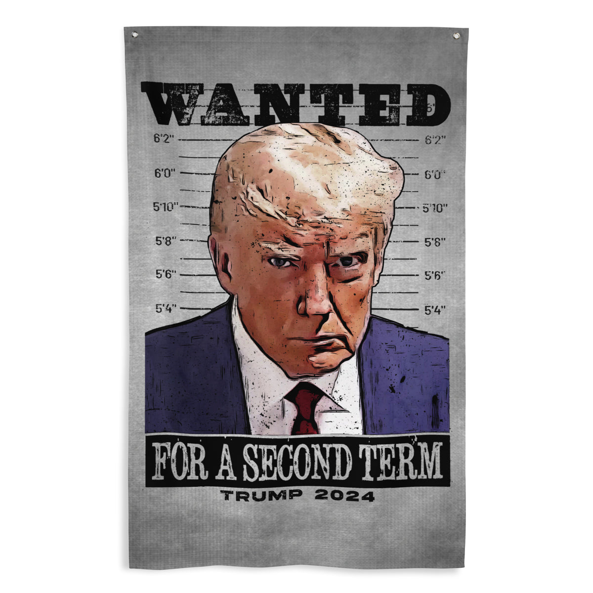 Trump: Wanted Wall Flag