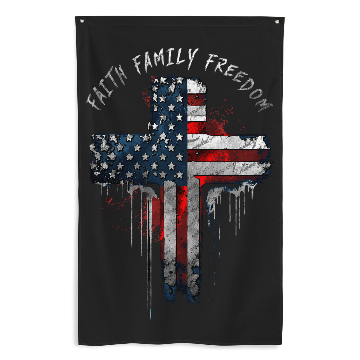 Faith Family Freedom Wall Flag