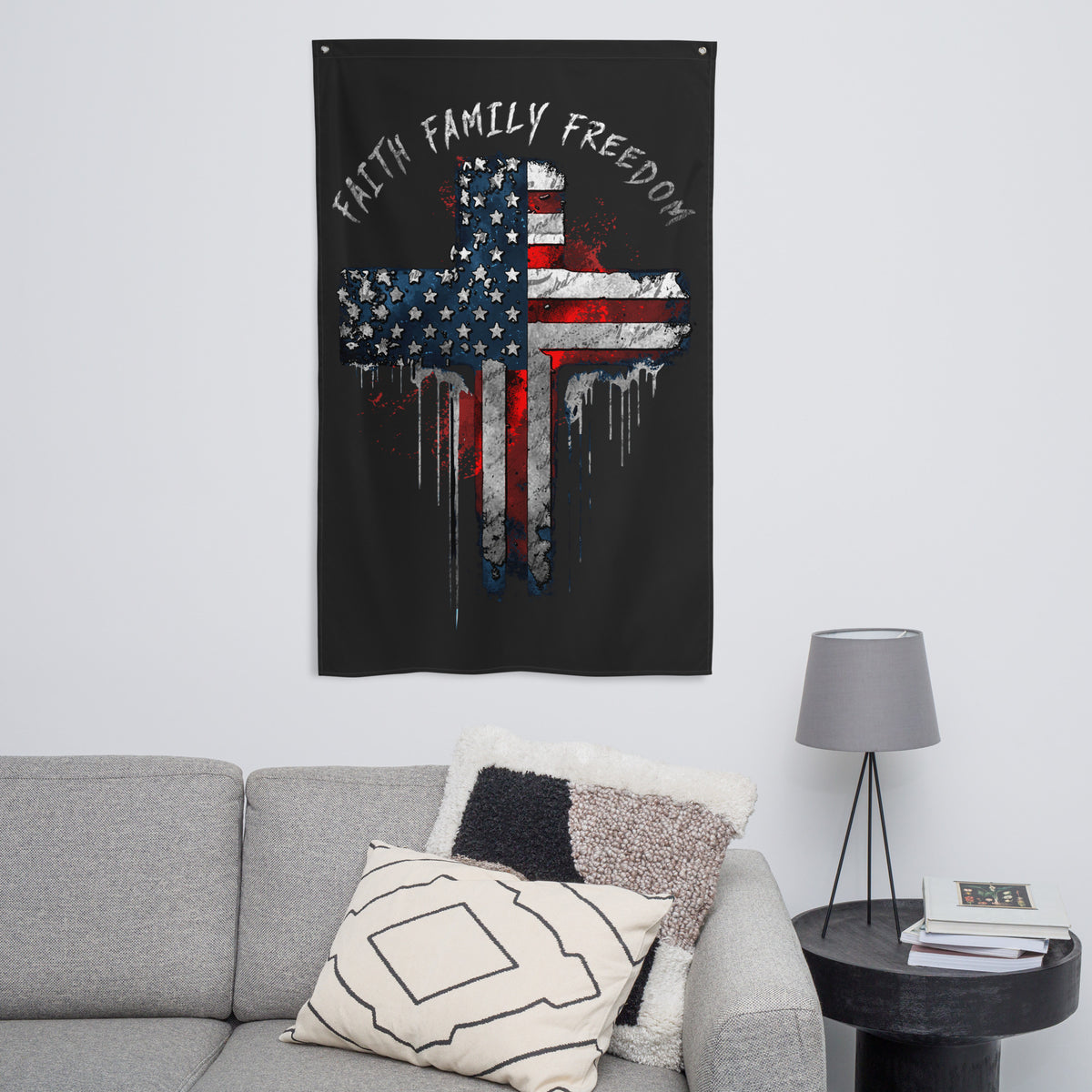 Faith Family Freedom Wall Flag