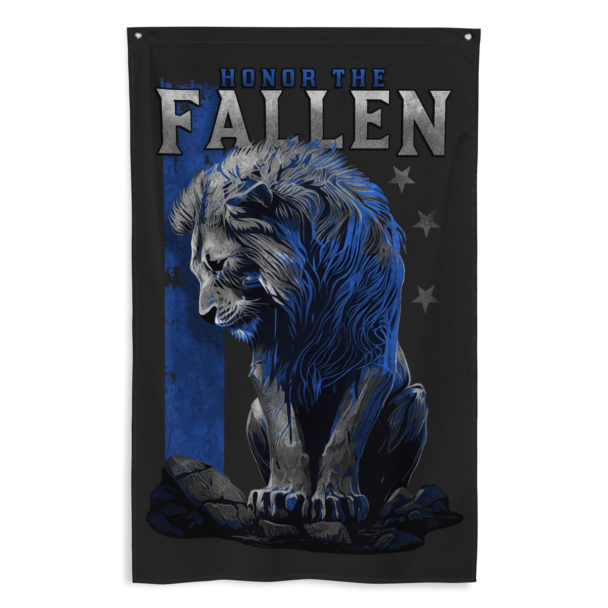 Honor The Fallen: Lion Edition Wall Flag