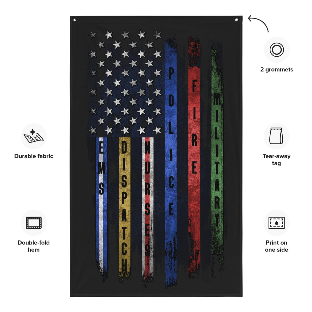 Heroes Flag 2.0 Wall Flag