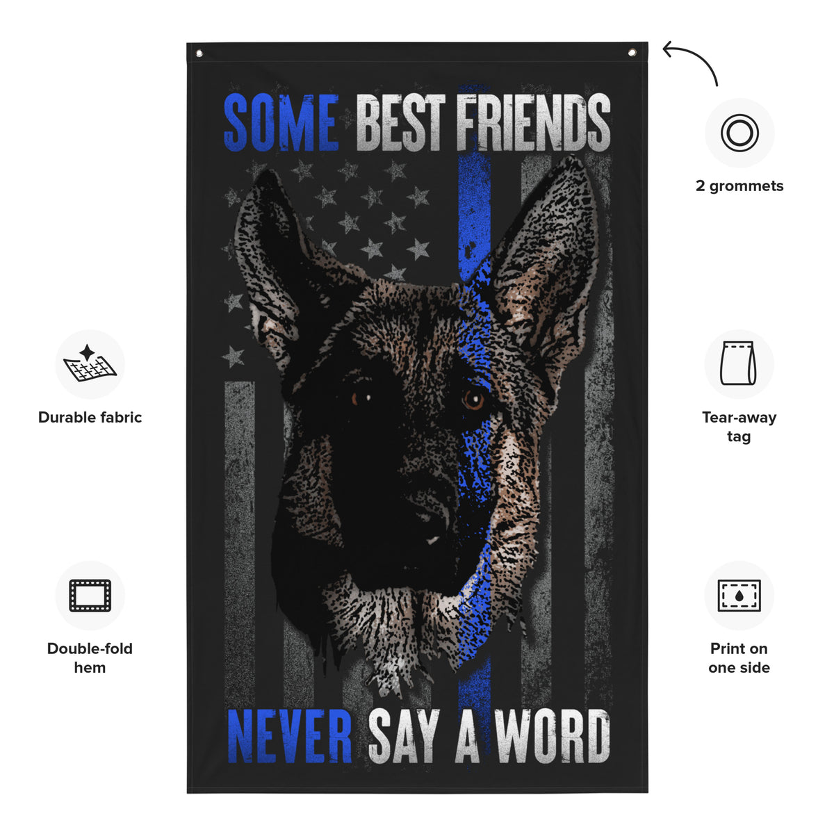 K-9 Word Wall Flag