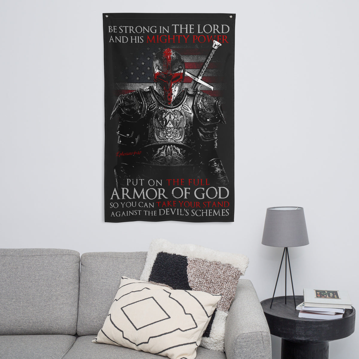 Armor of God Wall Flag