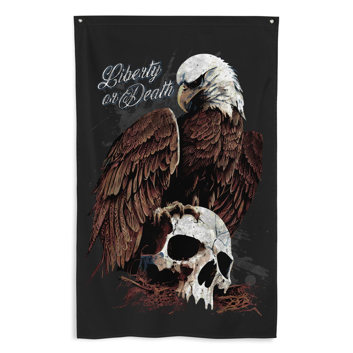 Liberty or Death Eagle Wall Flag