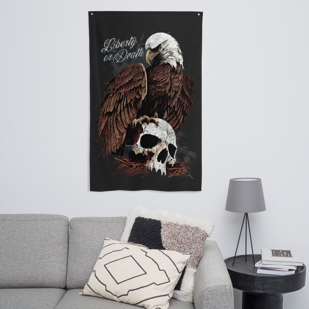 Liberty or Death Eagle Wall Flag