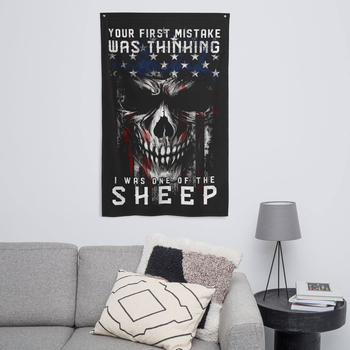 Reaper: Your First Mistake Wall Flag