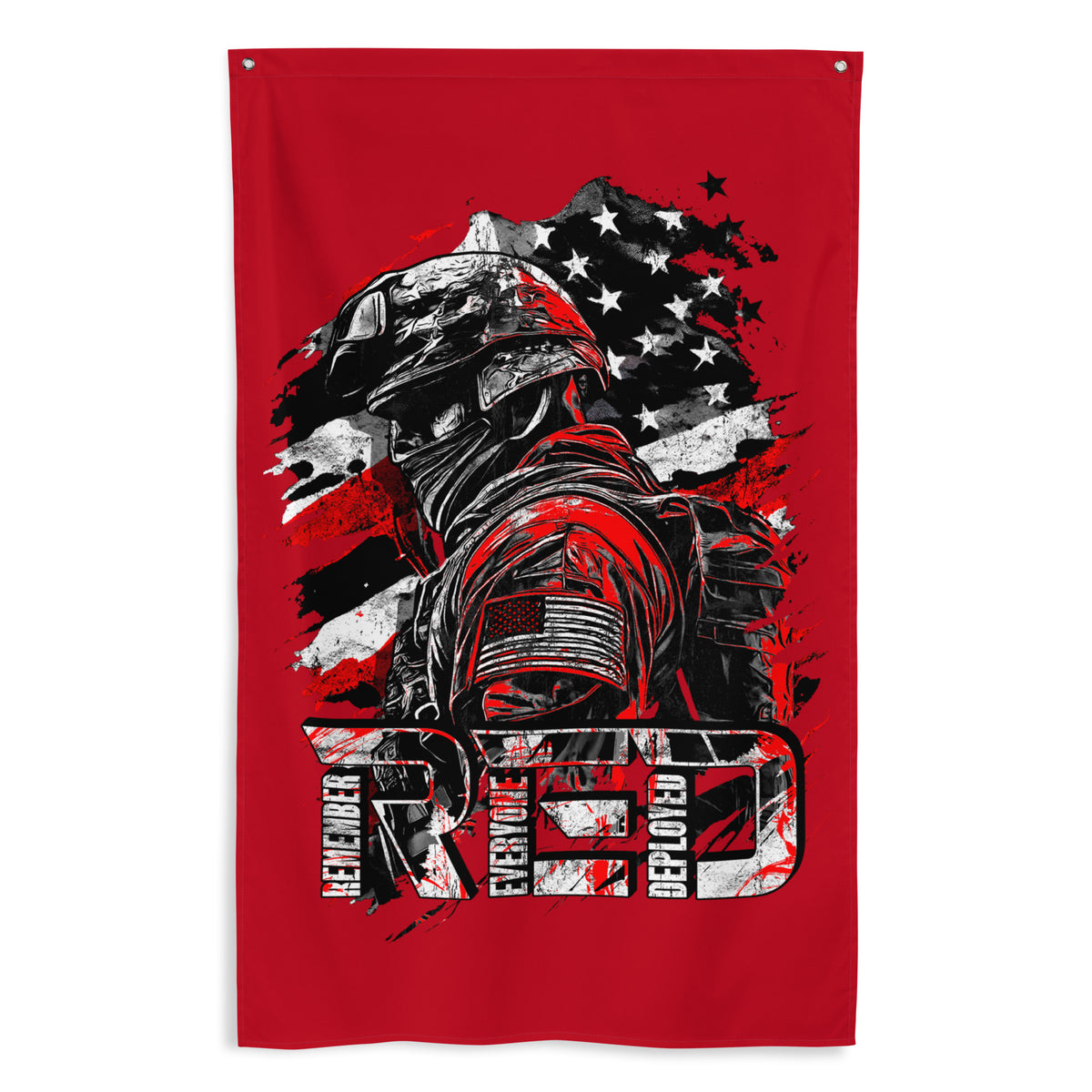 R.E.D. Wall Flag