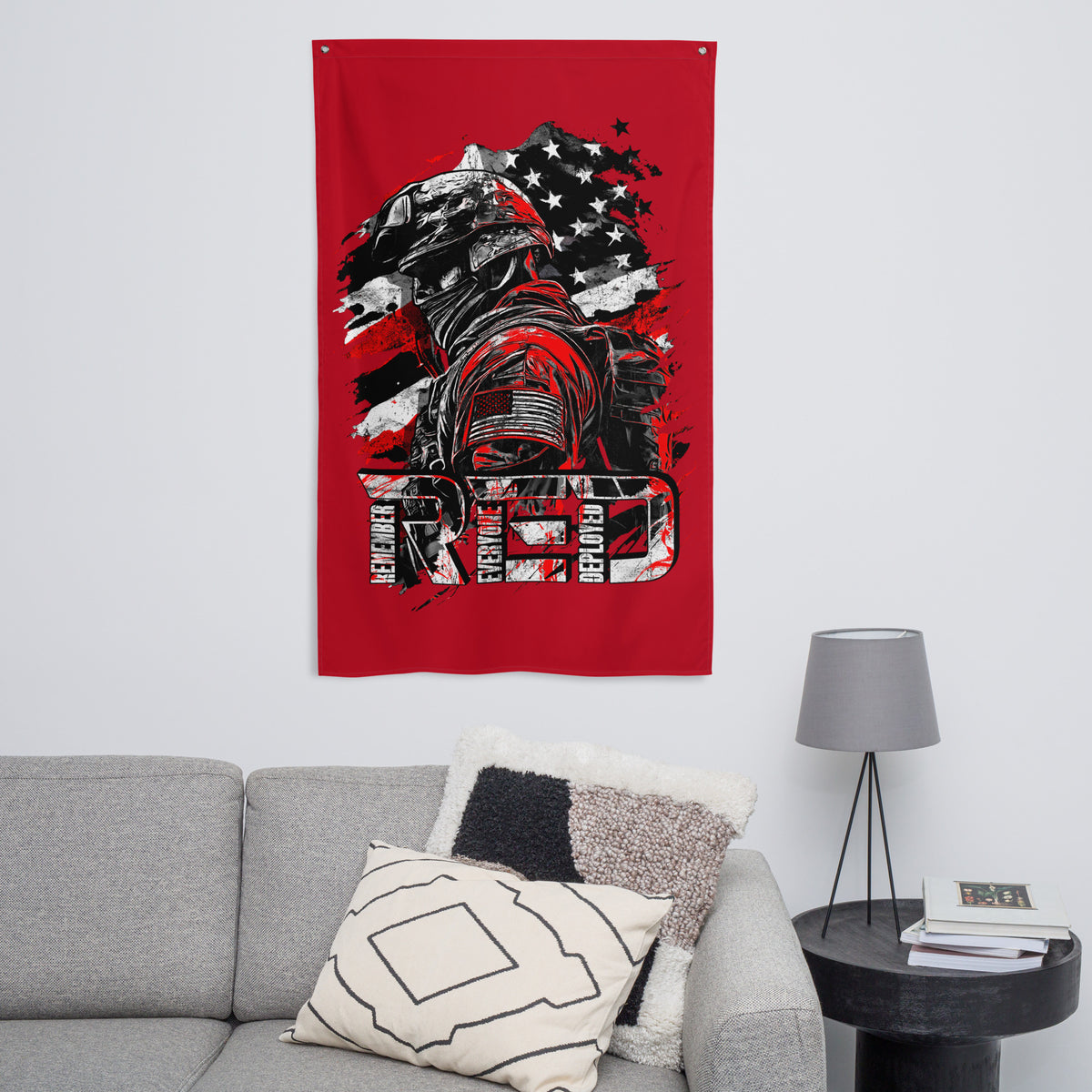 R.E.D. Wall Flag