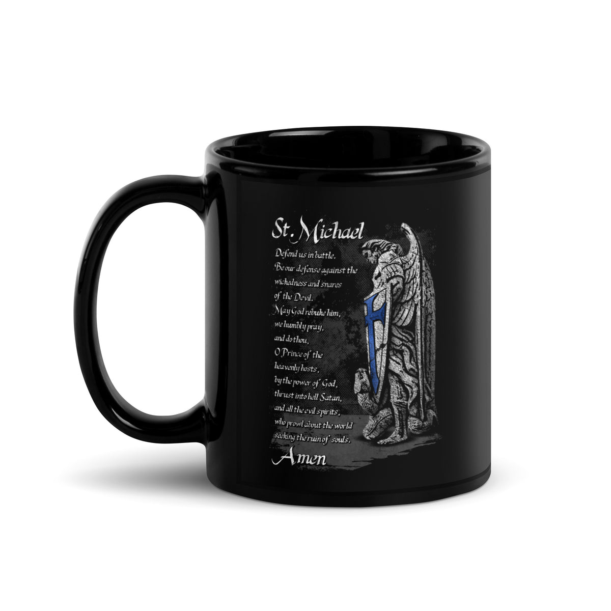 Saint Michael the Archangel Prayer Mug