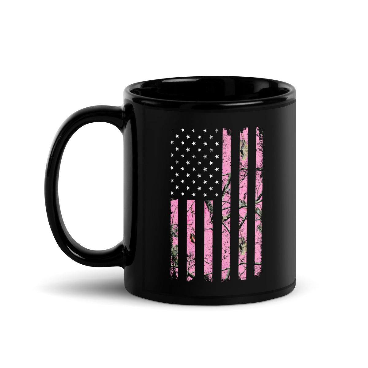 American Flag Pink Hunting Camo Mug