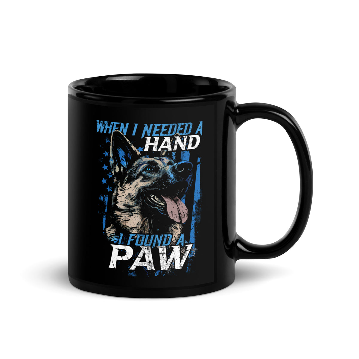 Needed a Hand. Found a Paw. Mug