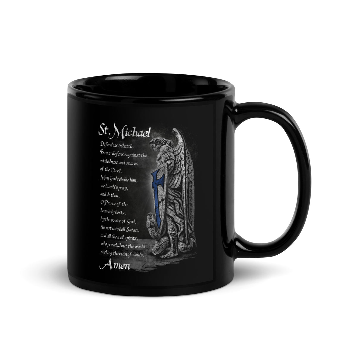 Saint Michael the Archangel Prayer Mug