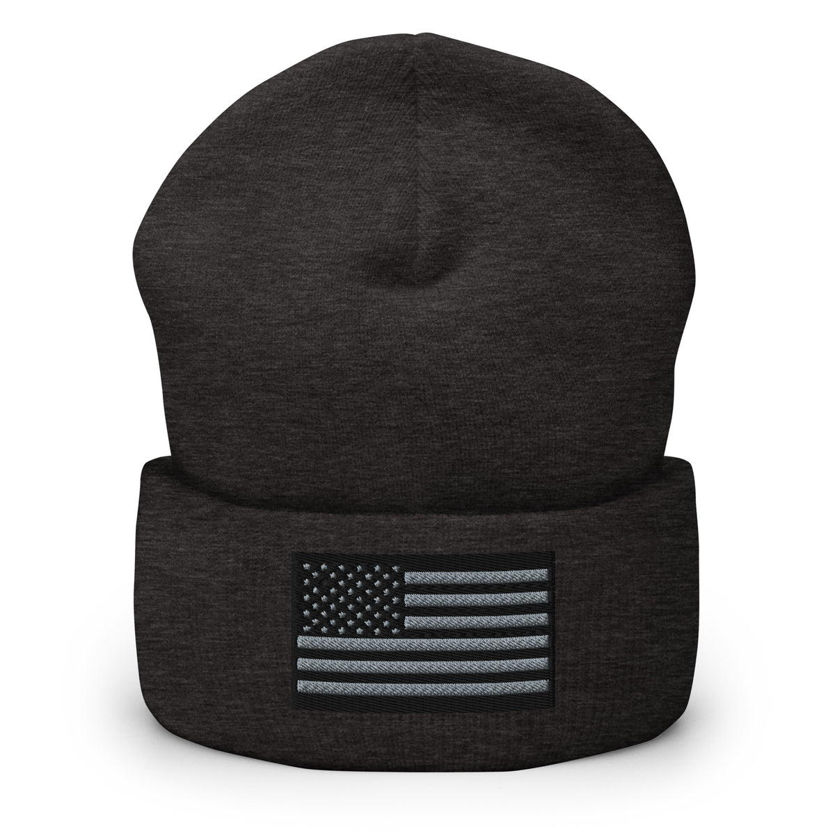 Black American Flag Beanie