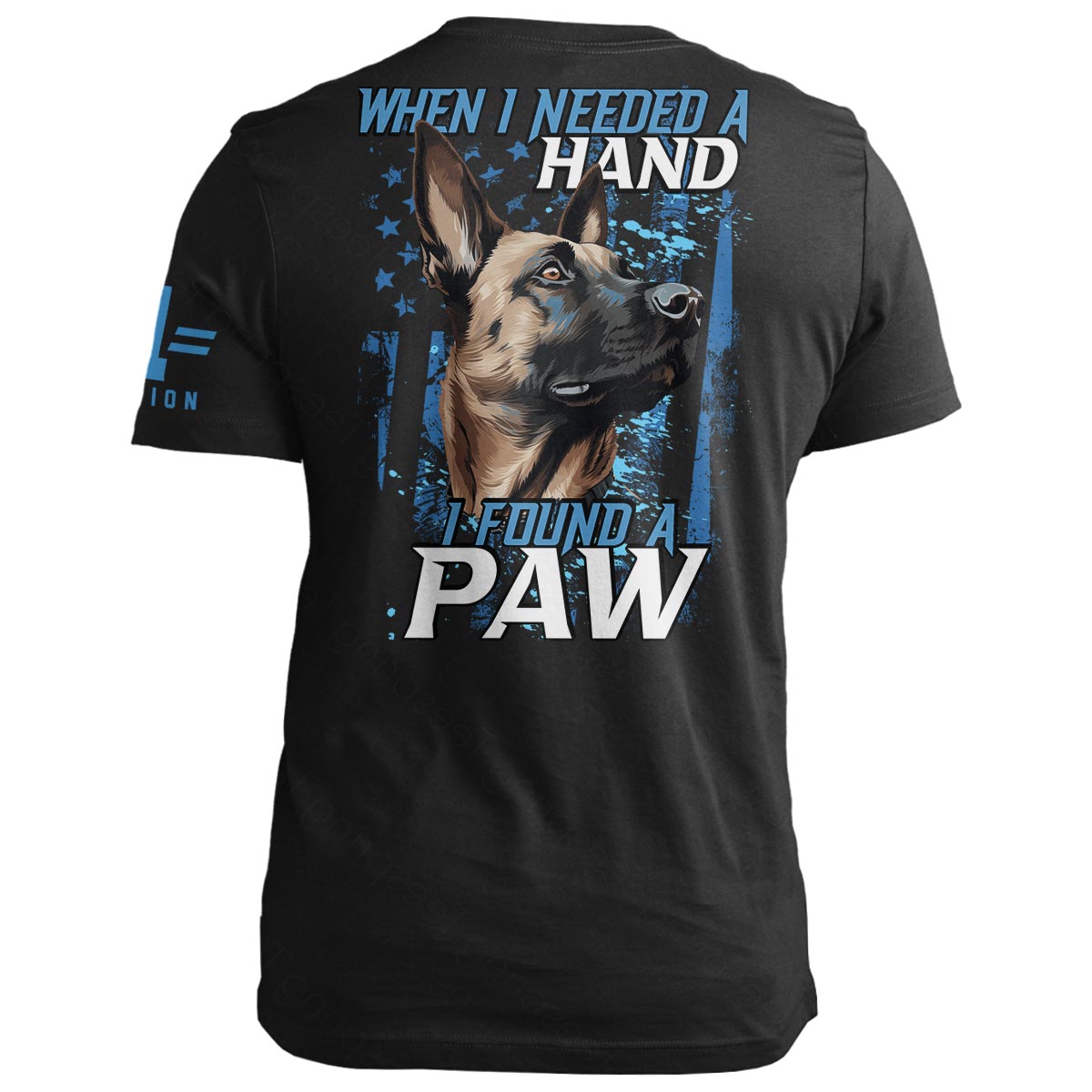 Found a Paw Belgian Malinois 1 Nation Design