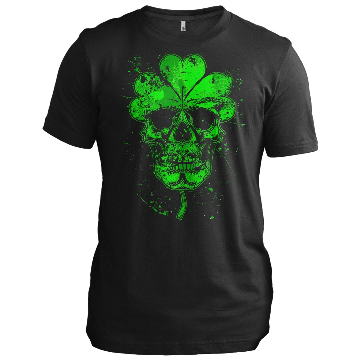 Shamrock Skull