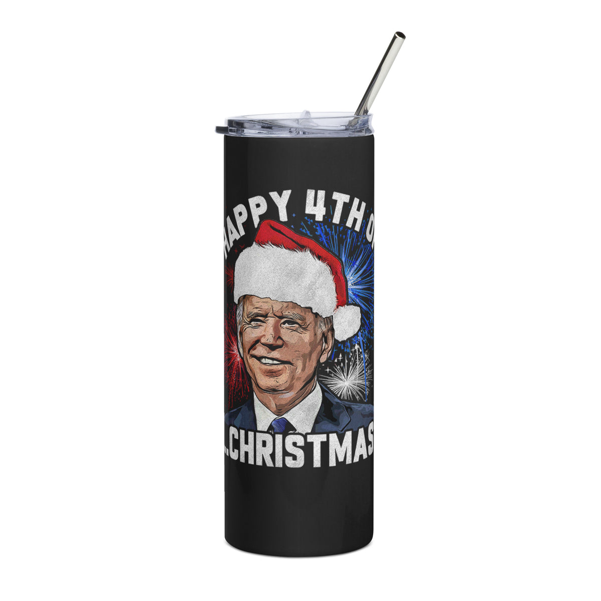 Happy 4th of Christmas Tumbler