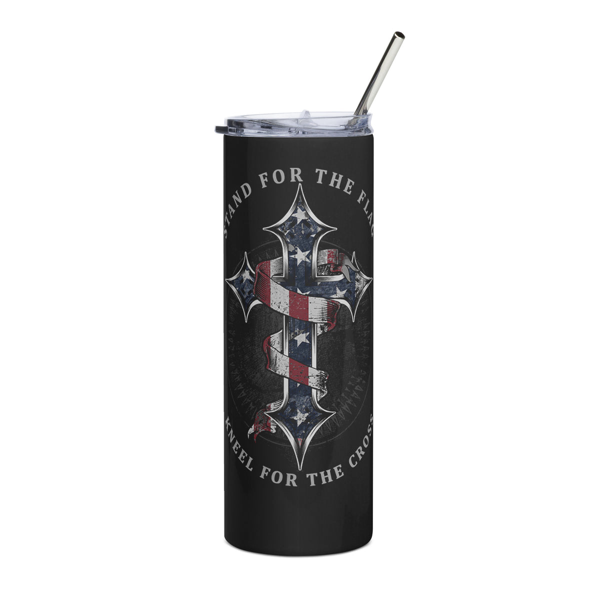 Stand for the Flag Kneel for the Cross Tumbler