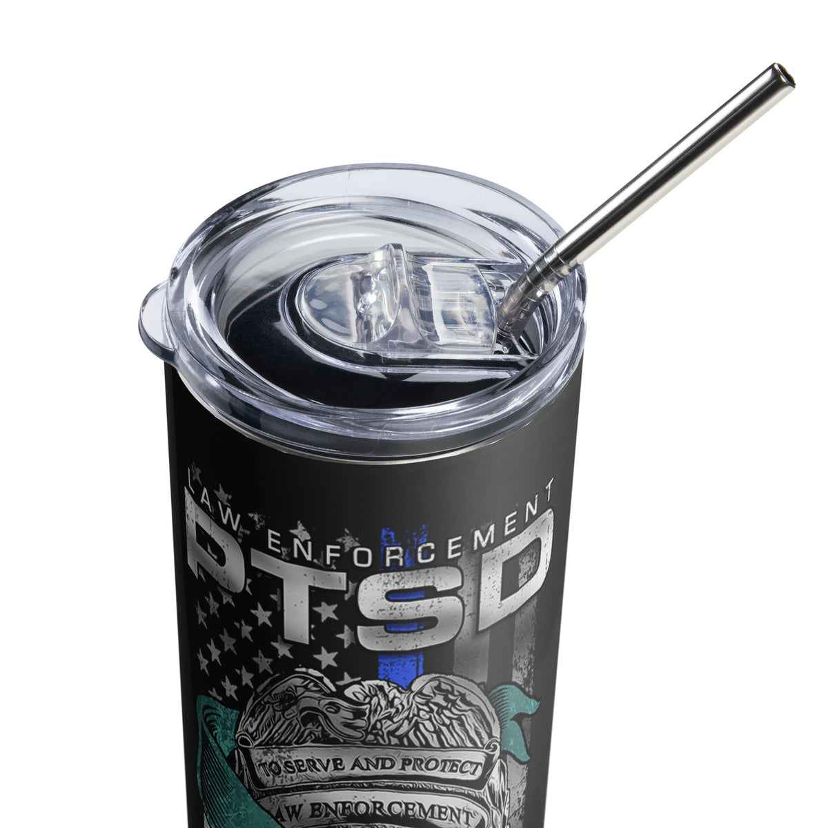 Law Enforcement PTSD Tumbler