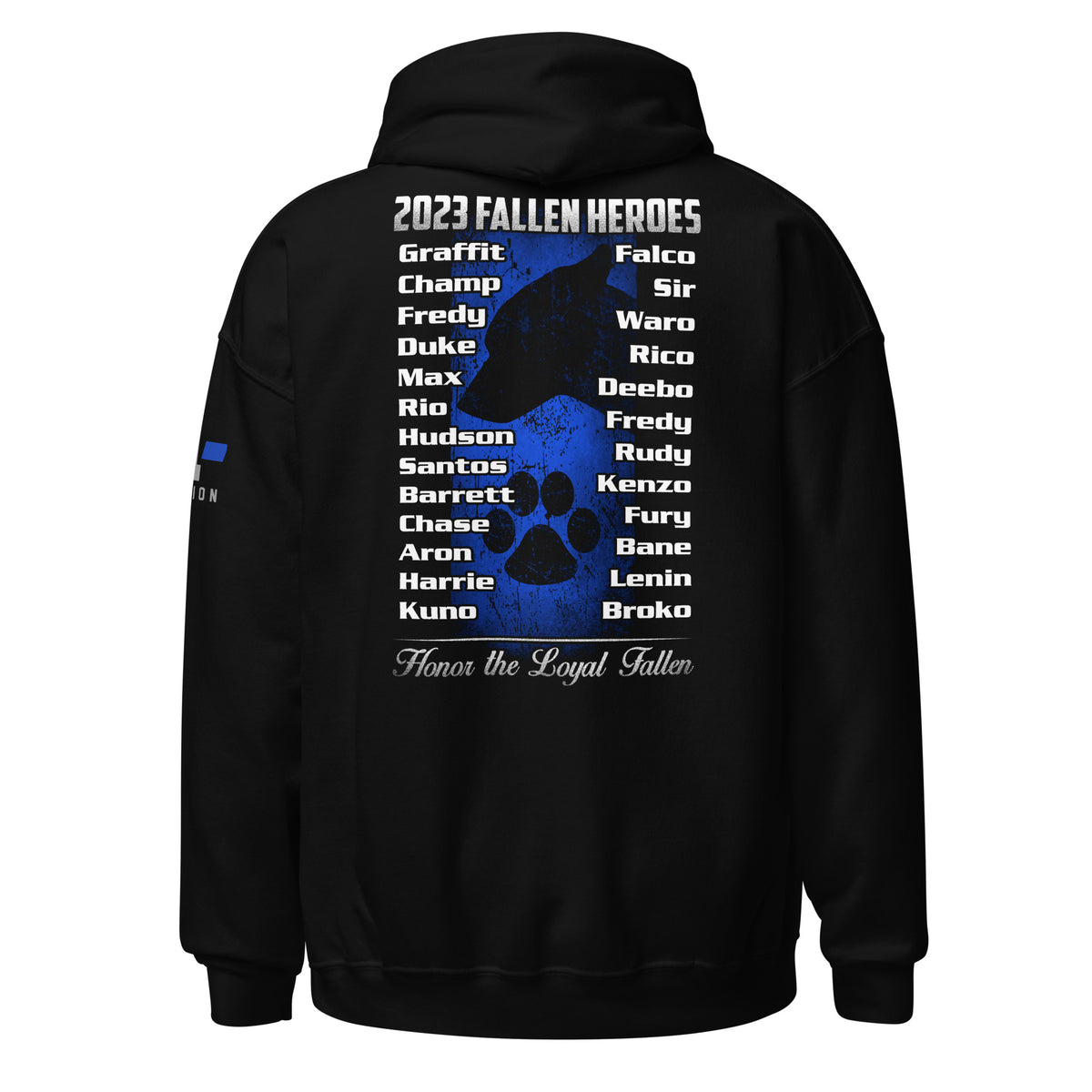 2023 K-9 Fallen Heroes Hoodie