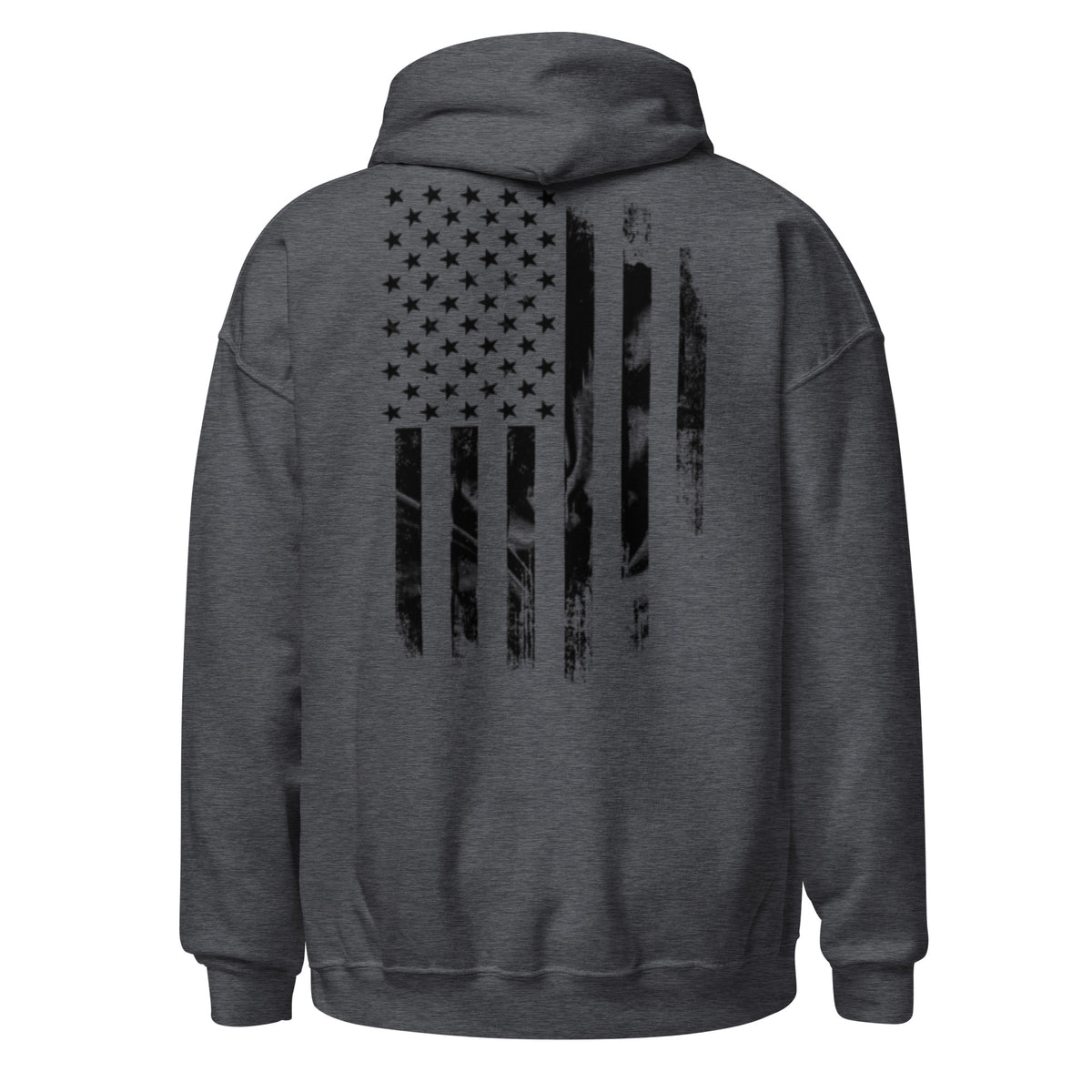 We The People American Flag Charcoal Hoodie