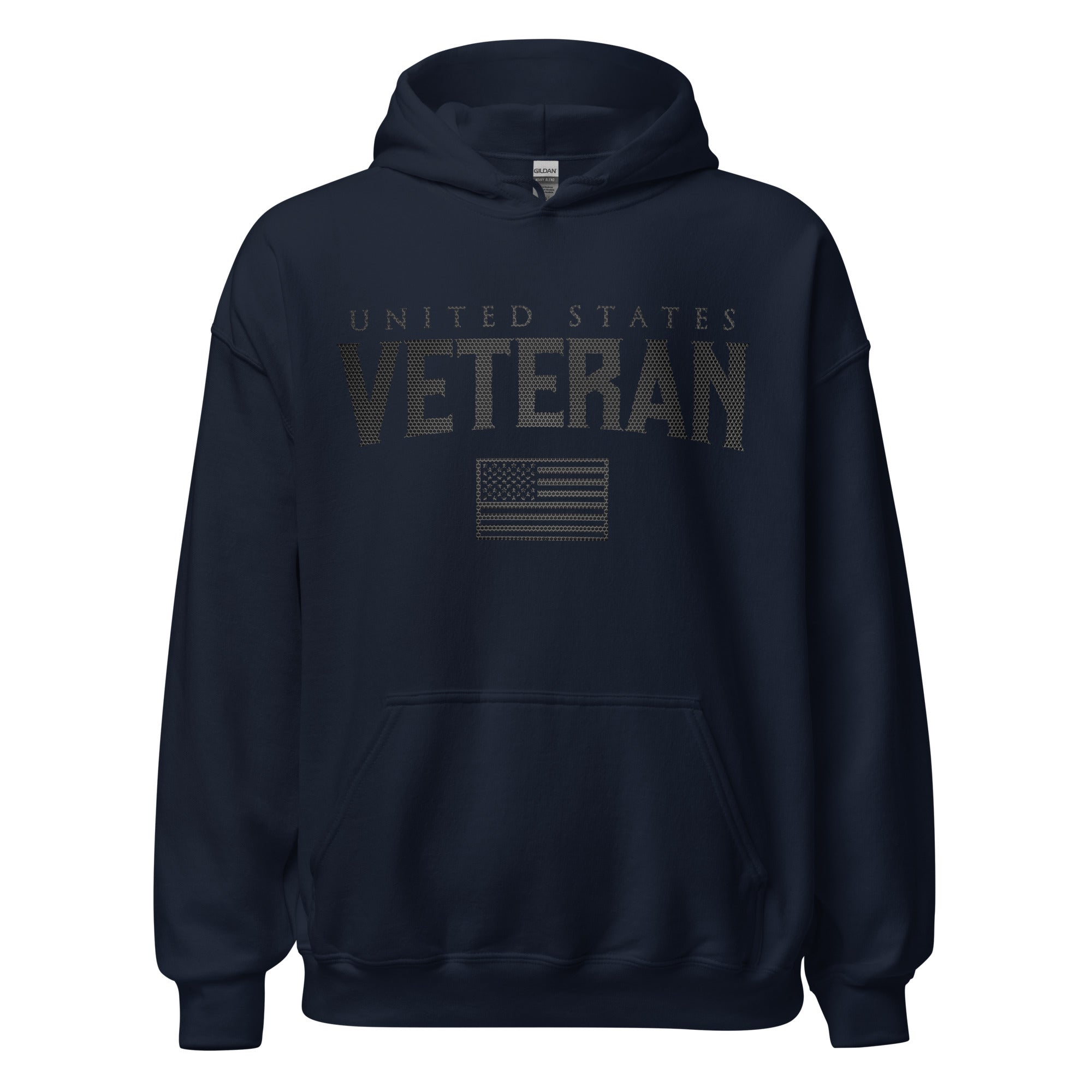 Veteran Carbon Onyx Hoodie - 1 Nation Design