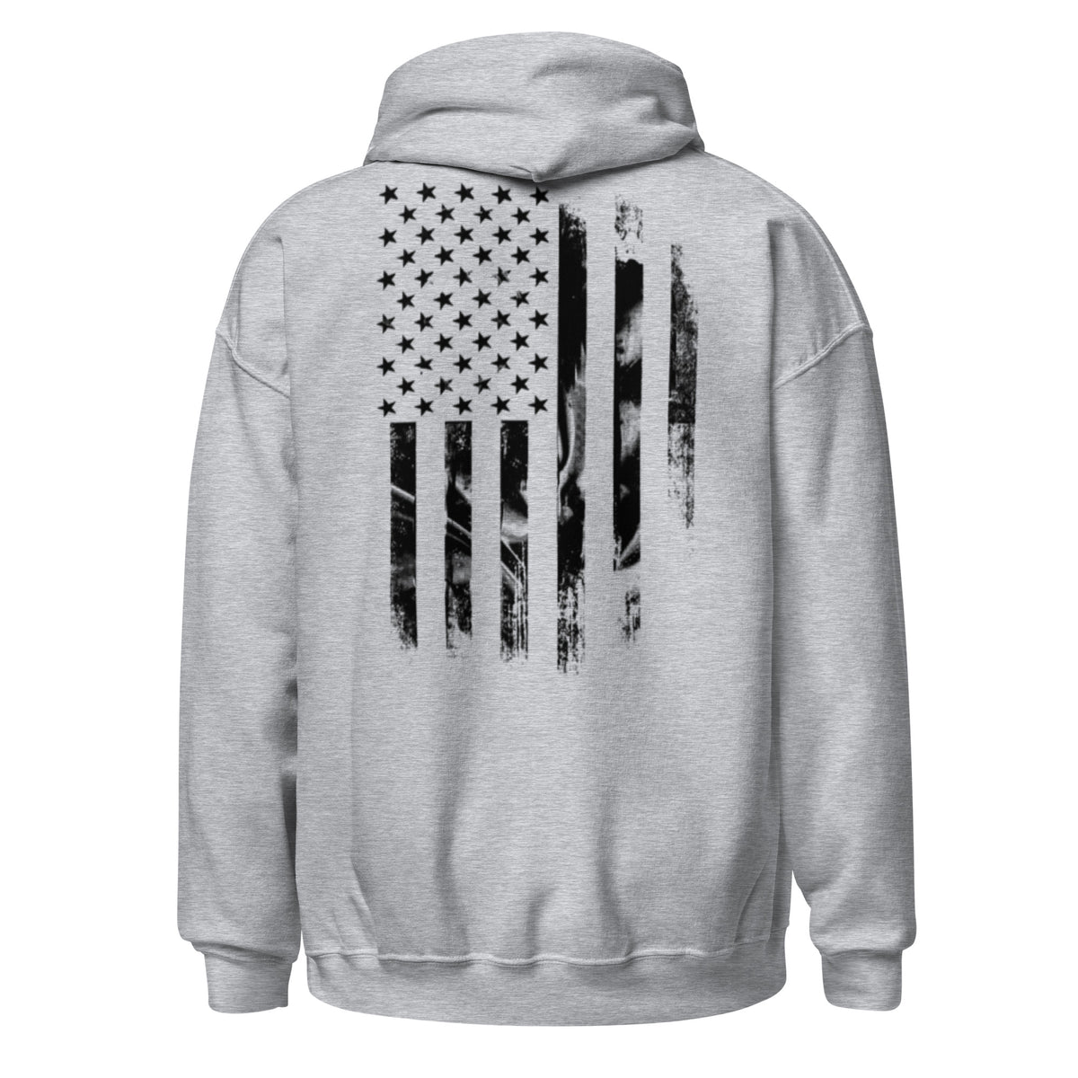 We The People American Flag Charcoal Hoodie