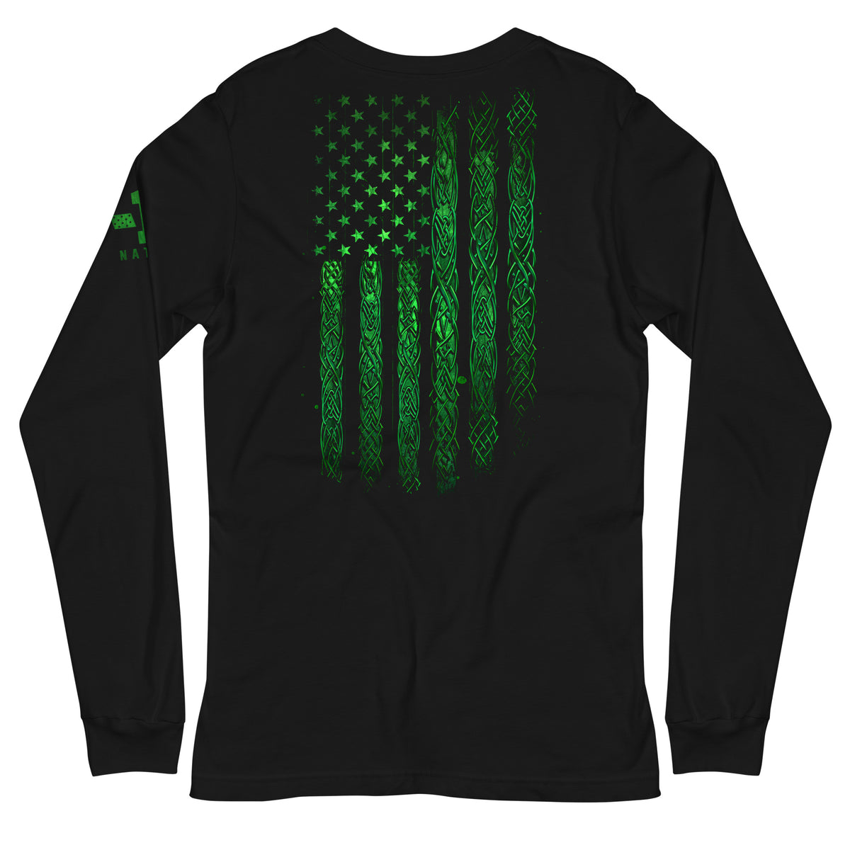 Celtic American Flag Long Sleeve