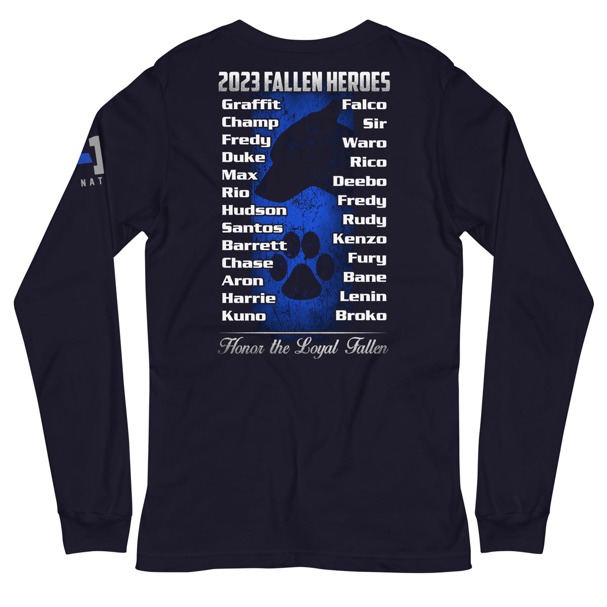 2023 K-9 Fallen Heroes Long Sleeve