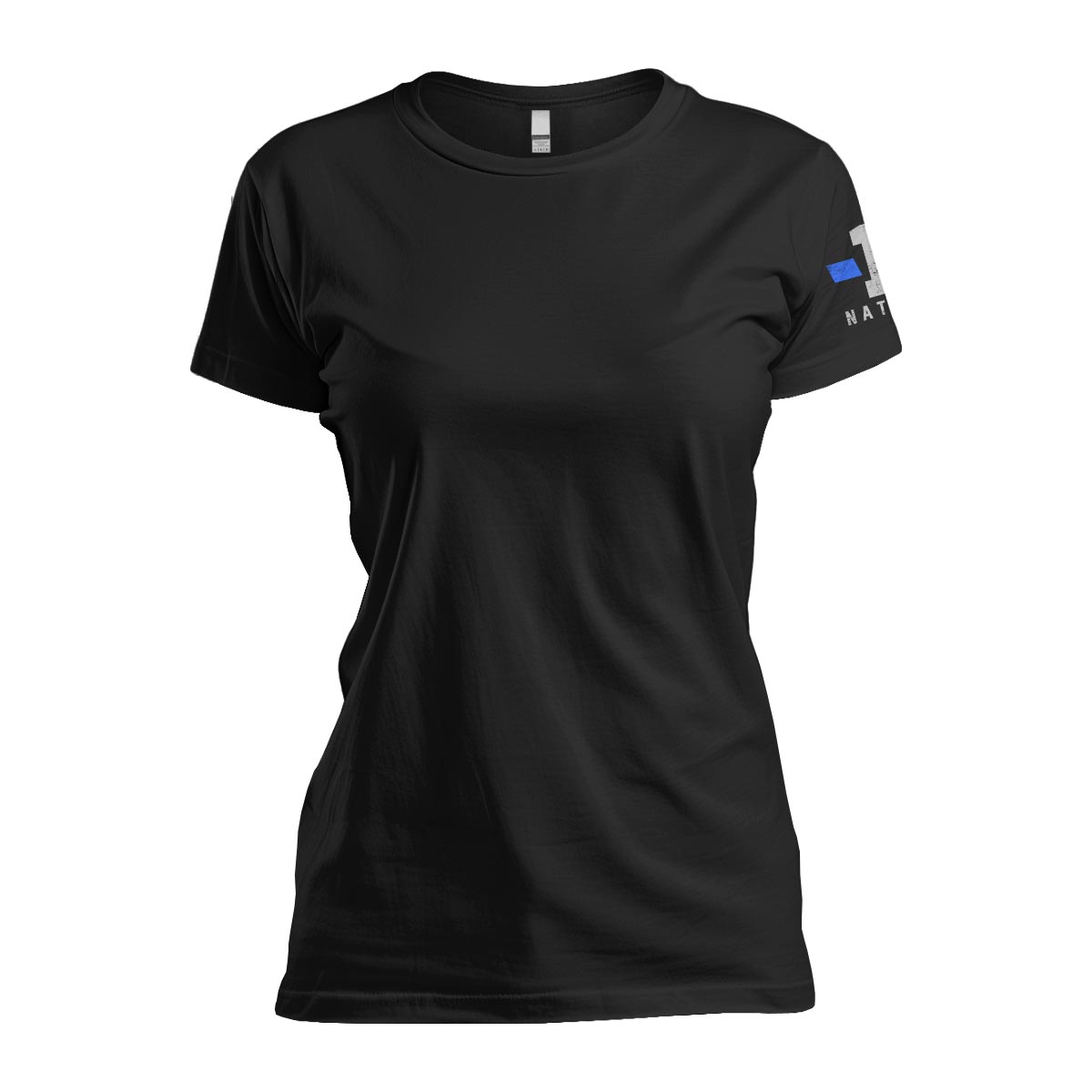 Thin Blue Line Angel Wings - Women&#39;s Relaxed Fit