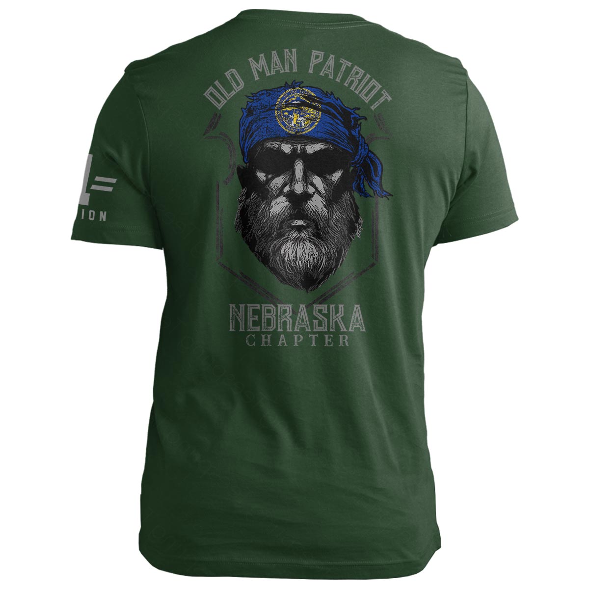 Nebraska Old Man Patriot